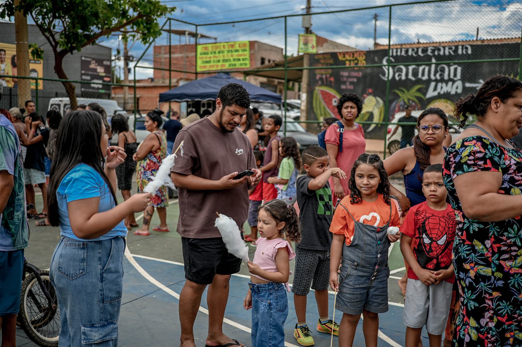 Crianças participando do evento Sorria Criança 2025